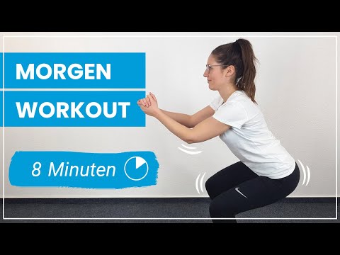 Morgen Workout -  8 Minuten zum Wachwerden ✅ Ganzkörper Training ohne Geräte
