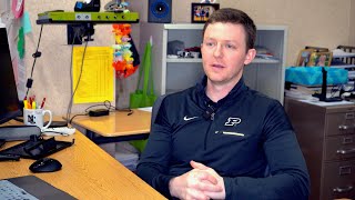 Purdue alum Mason Atha talks about his journey to become a math teacher