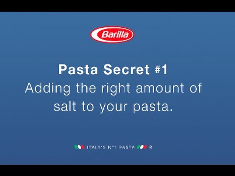 BARILLA SG - How much salt?