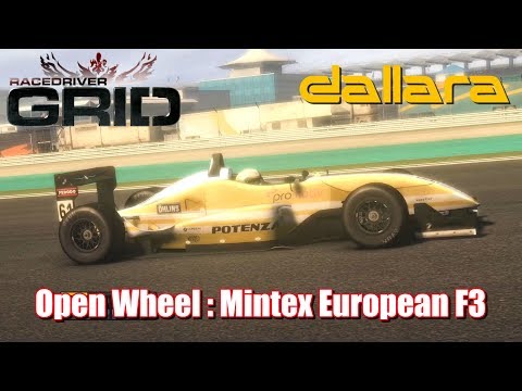 Retro Racing Games : Race Driver GRID (2007) Career - Open Wheel : Mintex European F3