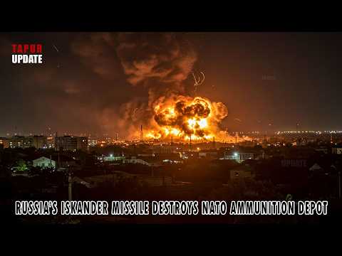 300 Tons Gone! Russia’s Iskander-M Destroys NATO Ammo Depot