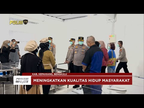 PRESISI UPDATE : WAKAPOLDA BENGKULU CEK DAPUR SPPG POLRES KEPAHIANG (13.00)
