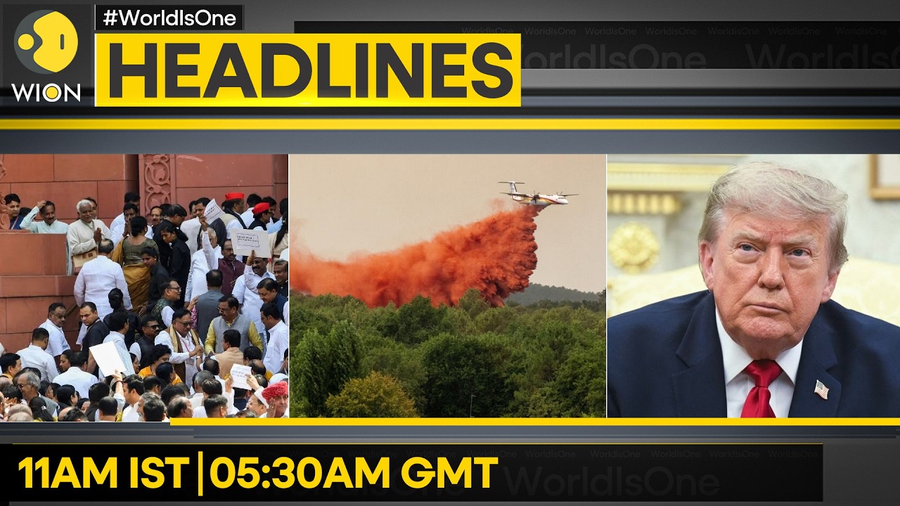 NEET Protest Rocks Parliament | US Strikes Iran Again | Spain Wildfires | China Storm Alert
