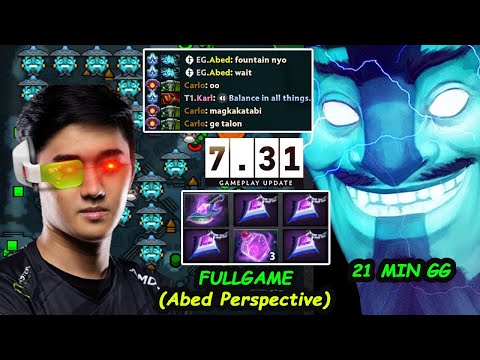 Abed Storm Spirit META BUILD BASE TO BASE FOUNTAIN DIVE - 7.31 NEW PATCH Update Dota 2