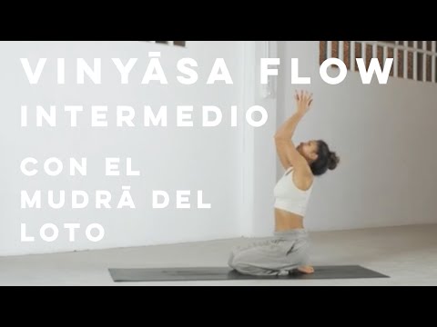 VINYASA INTERMEDIO con el mudra del Loto. Clase en español para todo el cuerpo | 60 minutos 2021