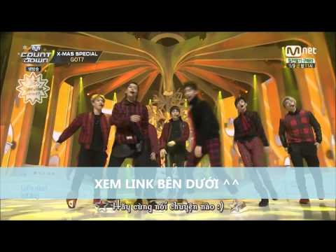 [Ngọc Ánh][Vietsub] 141225 M Countdown GOT7 - Stop stop it ++ A++ Girls Girls Girls ( 1080p)