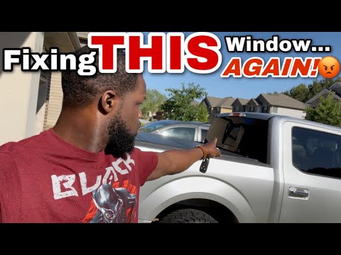 Ford F-150 Rear Sliding Window Fix…AGAIN!! How to fix! #meandcarkeys #rearslidingwindow