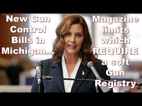 Stealth Gun Control bill introduced in Michigan... Magazine limits to de-facto Gun registration... Thumbnail