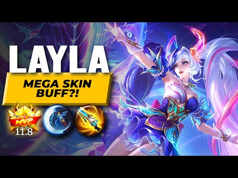 BUFFED: BECAUSE OF THIS LEGEND SKIN?! | Solo-Q LAYLA Build & Gameplay