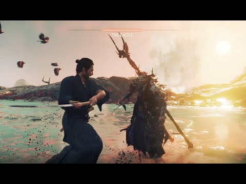 The Eagle Boss in 17 seconds easy way | Skip Second Phase | Lethal+ | No Dmg - Ghost of Tsushima DLC