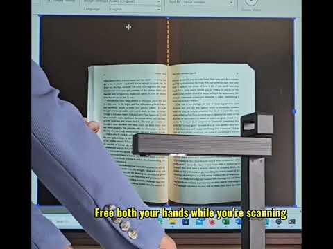 IRIScan Desk 6 Pro Demonstration (Nepal) - Camera Based Overhead Document & Book Scanner