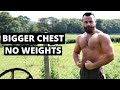 40 MIN HOME CHEST WORKOUT // No Equipment (FOLLOW ALONG)