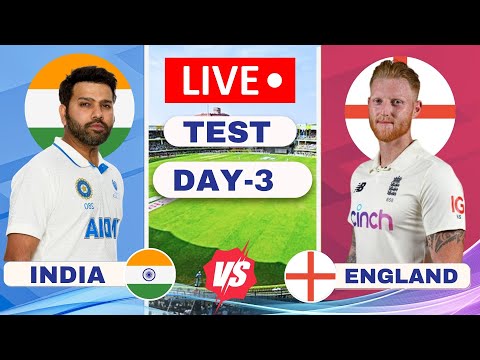 India vs England 1st Test Live Score & Commentary | IND vs ENG Live Score & Commentary | Day 3
