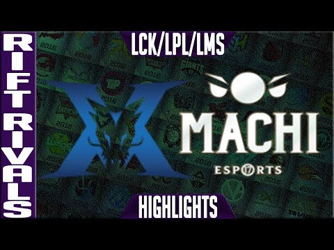 KZ vs M17 Highlights | Rift Rivals 2018 Knockouts LCK vs LMS | King Zone DragonX vs Machi Esports