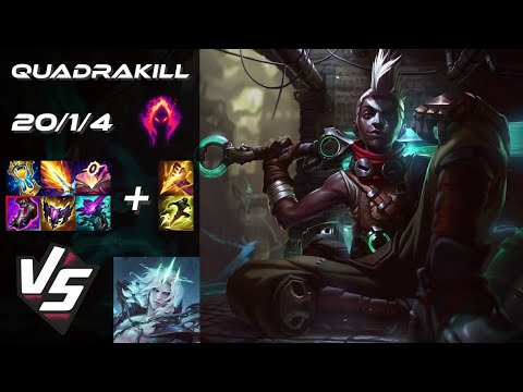 JUNGLE Ekko vs Viego [QUADRAKILL] - NA Grandmaster Patch 25.18