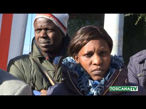 2018-03-05 FIRENZE - SPARA E UCCIDE UN AMBULANTE, PROTESTA DEI SENEGALESI