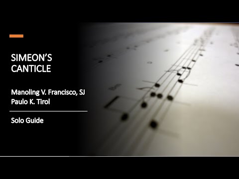 Simeon's Canticle (SOLO)