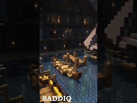 Mind-Blowing River Trading Boat Build | Minecraft Timelapse #saddiqships
