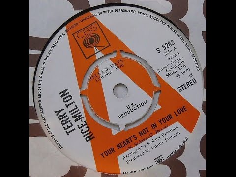 Terry Rice-Milton - Your Heart's Not In Your Love 1970