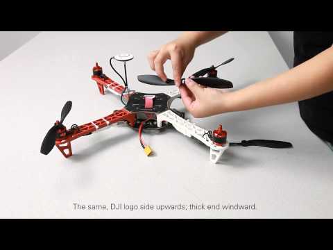 DJI F450 Setup Demo-Propeller Assembly