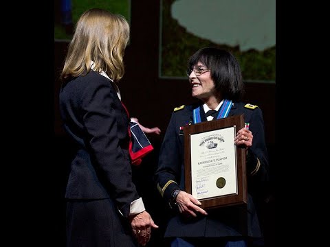 Dr. Kathy Platoni is inducted into the Ohio Veterans Hall of Fame 2019