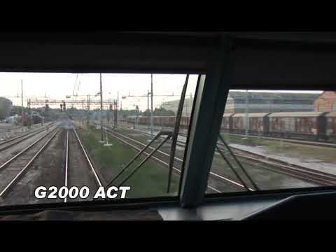 2/4  Lavino-Piacenza, cab-ride E.189.925 NordCarg