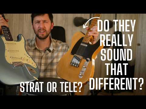 Stratocaster vs Telecaster - Do they REALLY Sound That Different? EXPOSING MY EARS