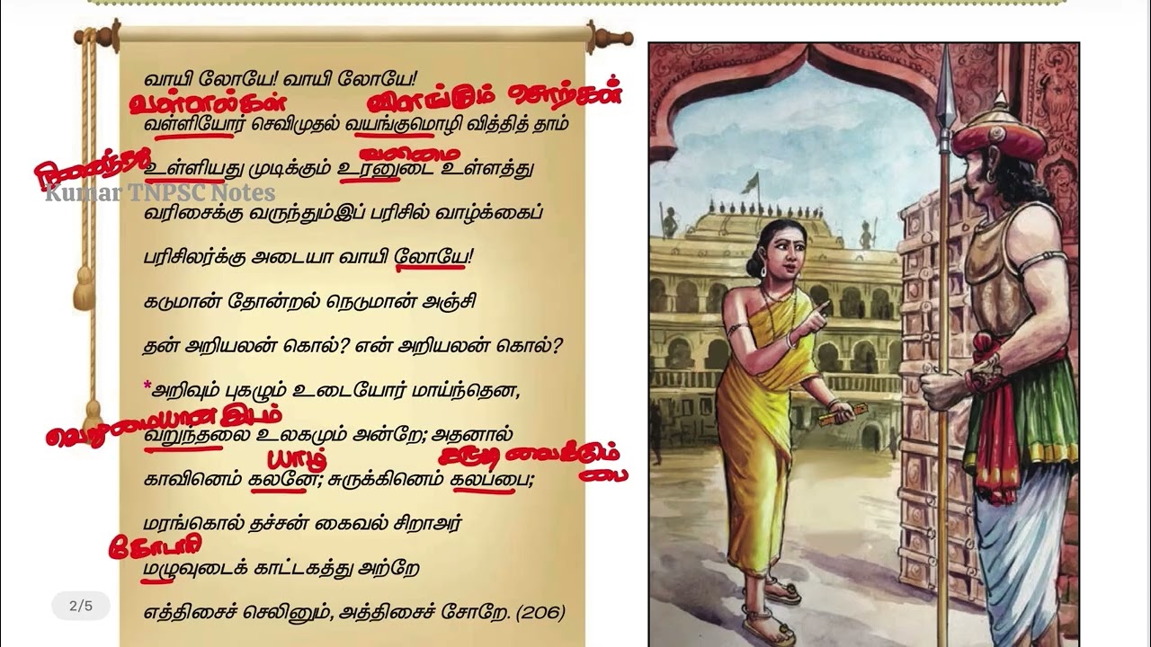 12th புறநானூறு - TNPSC NEW Syllabus 