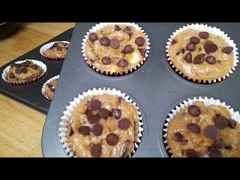 Banana Chocolate chip Muffins 😋😊