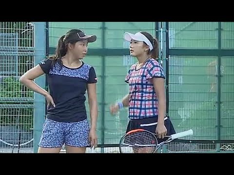 20190909 WTA 広島 1回戦 マクヘール/サビニク 2-0 岡村恭香/清水綾乃 - 第2セット フル