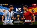 Argentina Vs Spain Live FIFA World Cup 2026 Full Match Streaming Video Game Simulation Fifa2026