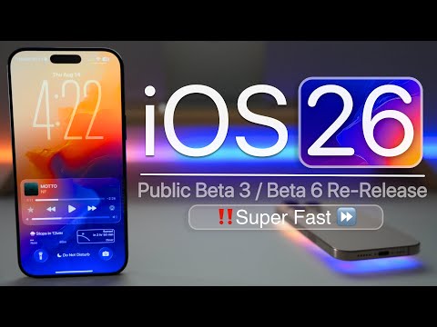 iOS 26 Public Beta 3 and Beta 6 Re-Release are Out!