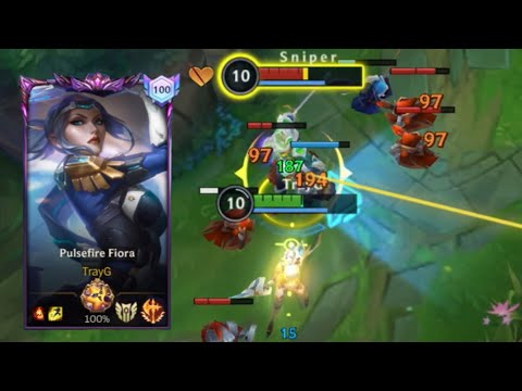 WILD RIFT FIORA VS NASUS | TOP 100 Fiora gameplay