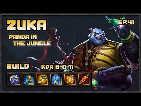 Arena of Valor: Zuka Gameplay! Panda in the Jungle!