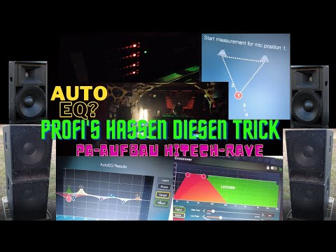 Profi's hassen diesen Trick | DBX AUTO EQ brauchbar? | PA Anlagen Aufbau Hi-Tech Rave| Part 1