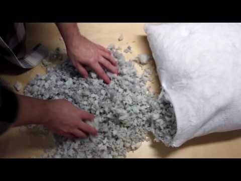 Foam cluster pillow