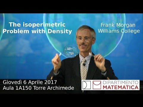Frank Morgan, The Isoperimetric Problem with Density