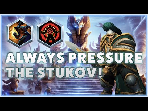 Varian Taunt - ALWAYS PRESSURE THE STUKOV! - Grandmaster Storm League
