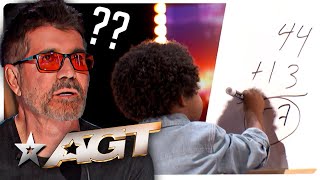 2 Year Old GENIUS Leaves Simon Cowell Feeling STUPID on America's Got Talent!