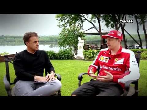 Canadian GP 2015 - Jean Alesi interviews Kimi Räikkönen