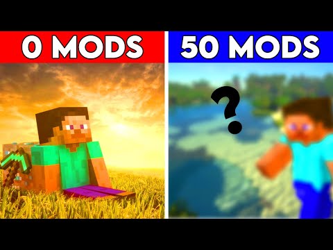 I Installed *50 MODS* In MINECRAFT 😱 To Make It The Most Realistic Game Ever 😍