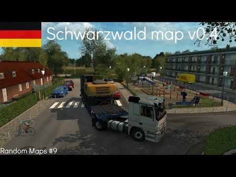 Euro Truck Simulator 2 | random maps #9 "Schwarzwald map V0.4"