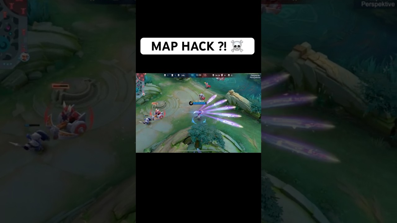 MAP HACK ? ( solo rank)  #mobilelegends #howtousegusion  #mlbb ml one shot