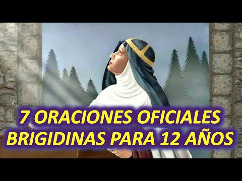 7 OFFICIAL BRIGIDINE Prayers for 12 Years (Prayers to Saint Bridget of Sweden)