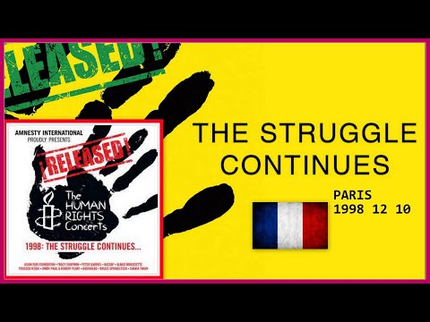 AMNESTY INTERNATIONAL * 1998 12 10 * PARIS * PALAIS OMNISPORTS DE BERCY * FRANCE  (Official DVD)