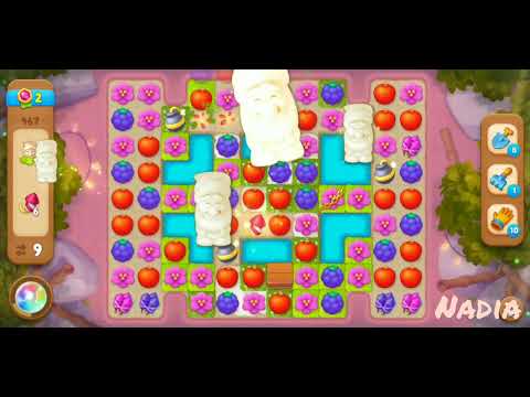 Gardenscapes Level 467🥀. No Boosters used