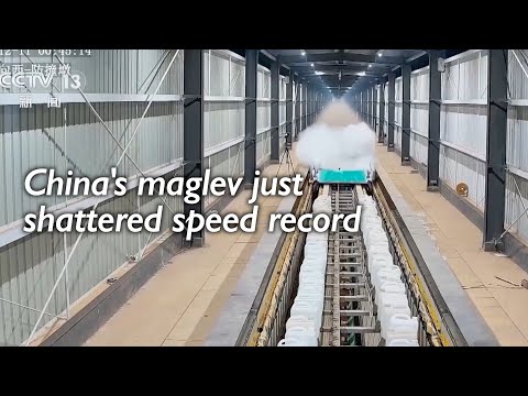China smashes maglev speed record, accelerating to 700 km/h in just 2 seconds