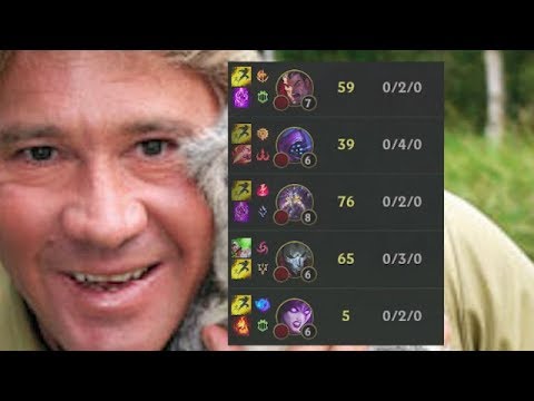 League of Steve Irwin: Ranked Solo Zoo