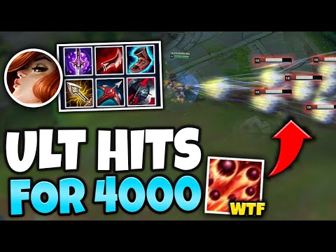 OMG! MISS FORTUNE ULT DOES 4000 AOE DAMAGE! MAX DAMAGE MF BUILD IS INSANE - League of Legends