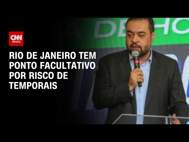 Cláudio Castro decreta ponto facultativo nesta sexta no RJ por risco de ...